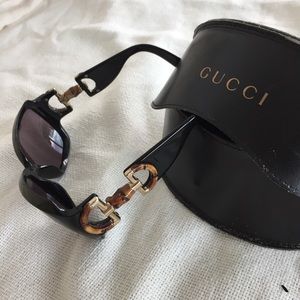 Beautiful Gucci Bamboo Horsebit Sunglasses